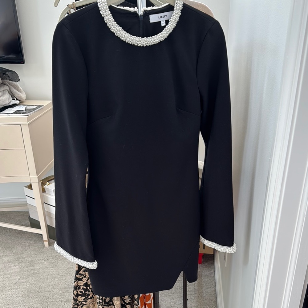 Blue Bell Sleeve Sheath Dress for Cocktail Night Out